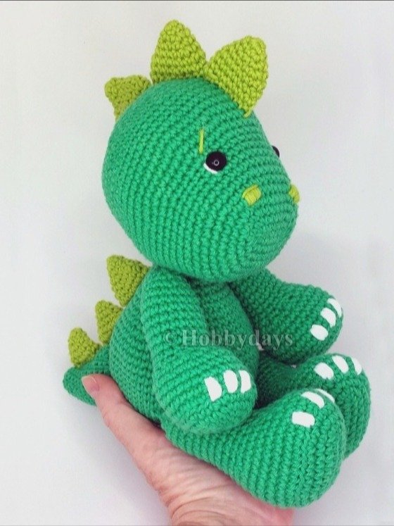 USA Pattern - Amigurumi Crochet Dinosaur product image (7)