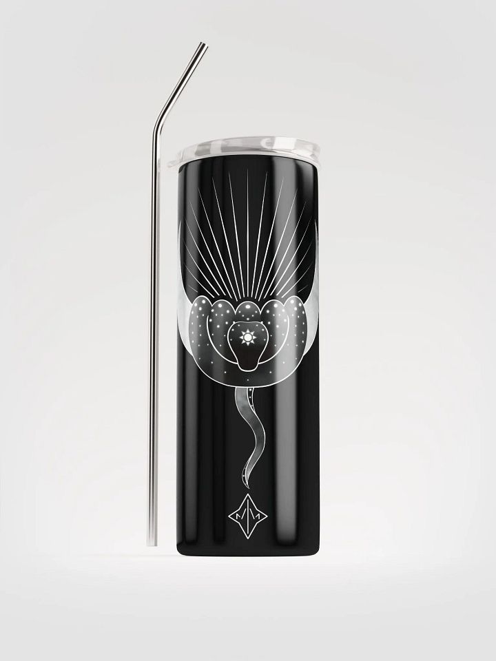 𝖘𝖊𝖗𝖕𝖊𝖓𝖙𝖊 stainless steel tumbler w/ reusable straw product image (1)