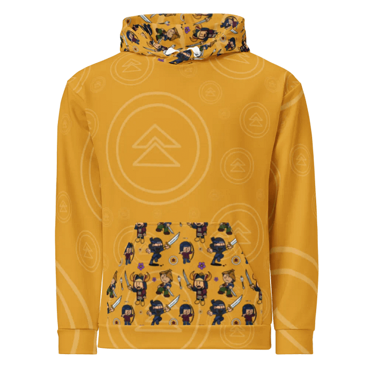Ghost of tsushima Patterned Hoodie (Dark) product image (1)