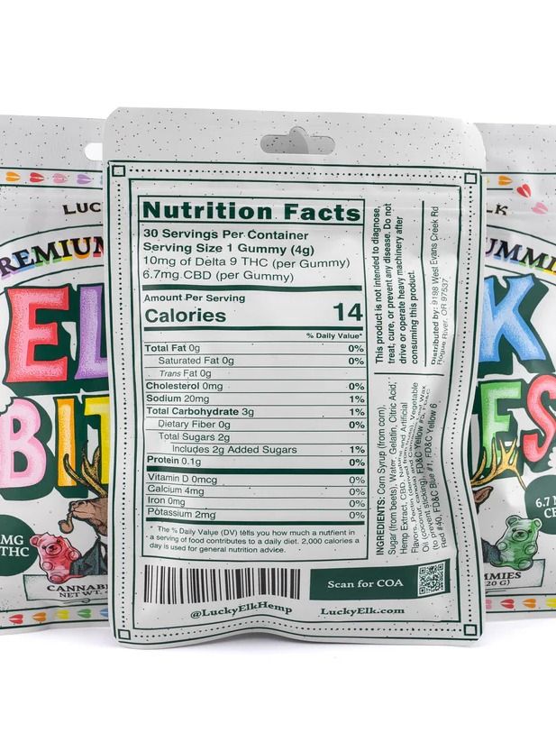 Elk Bites – Delta-9 Gummies (10mg) product image (2)