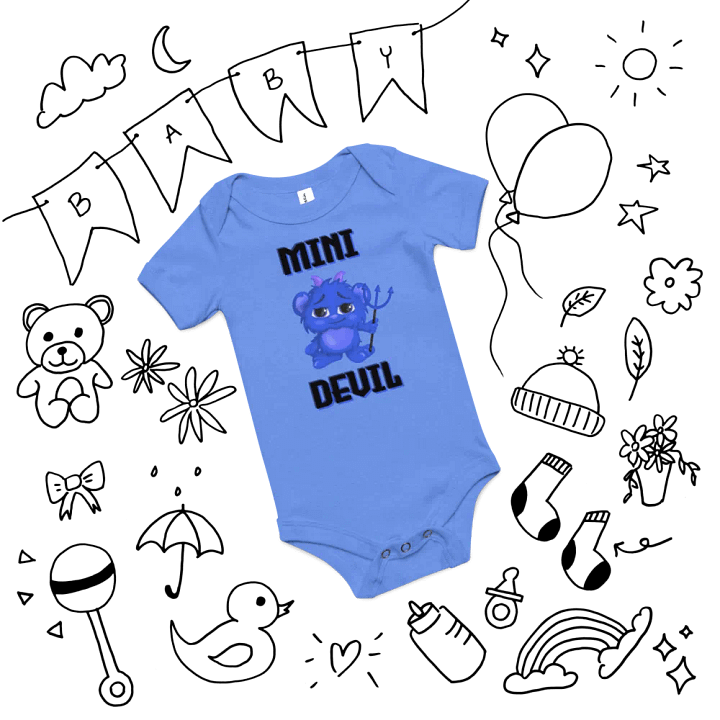 Baby Blue Devil One Piece product image (1)