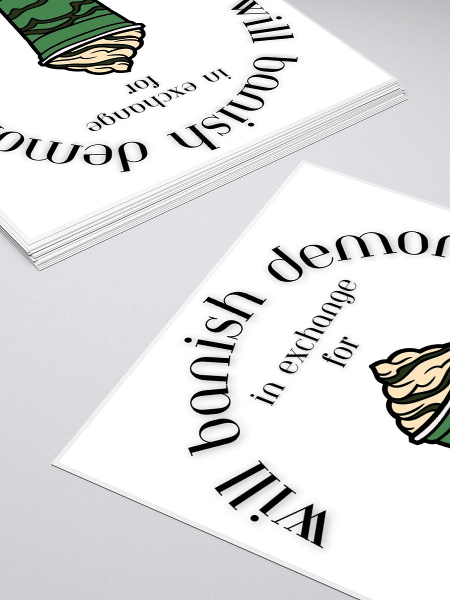 Double-shot peppermint frappe sticker product image (10)