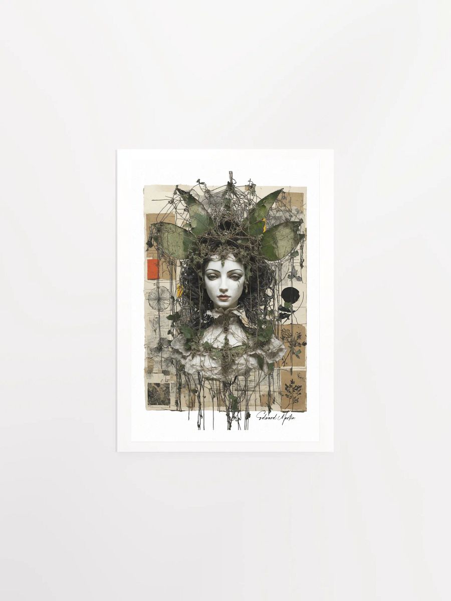 'Joelle' by Edward Martin: Mixed Media Collage Print...Fantasy Marionette Series product image (2)