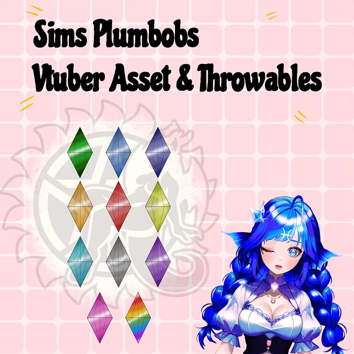 Plumbobs Vtuber Asset product image (1)