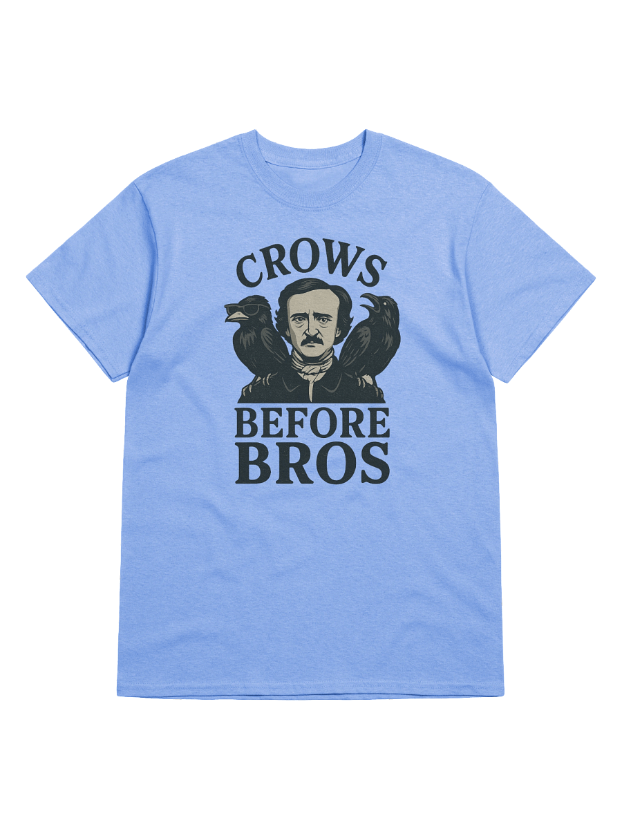 Crows Before Bros Edgar Allan Poe T-Shirt – Raven Gothic Humor Tee product image (10)