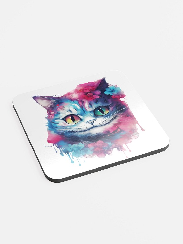 Psychedelic Paws Cork Coaster product image (2)