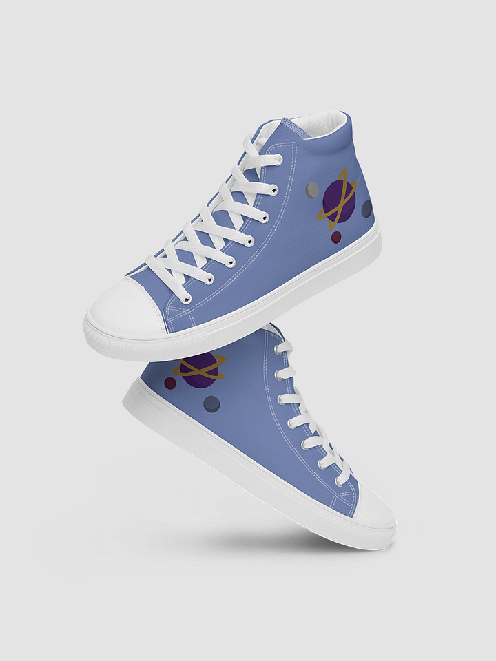 Women’s high top canvas shoes - Blue product image (1)