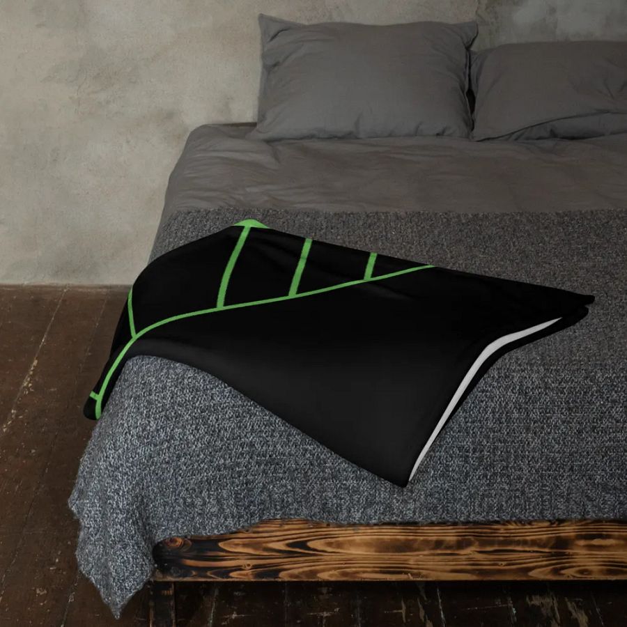 MSLA Green Throw Blanket product image (11)