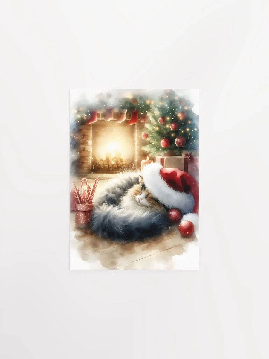 Christmas Cat Nap Poster product image (1)
