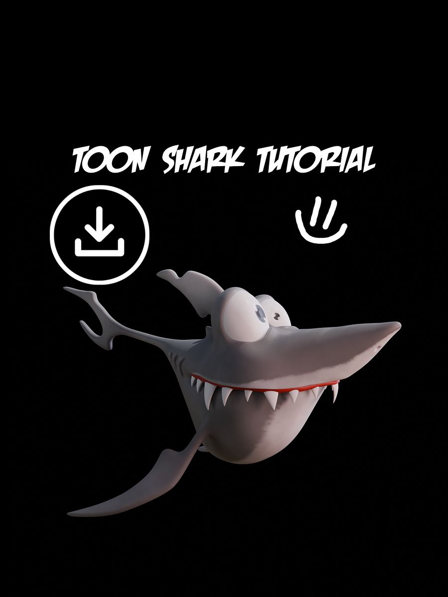 Toon Shark Tutorial in zBrush product image (1)