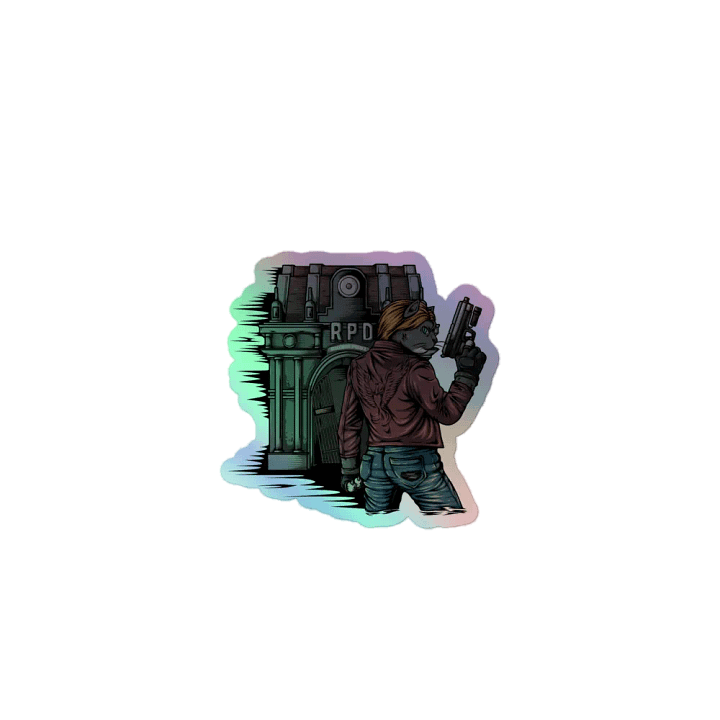 Resident Evilll Gobbi V1 Holo Sticker! product image (1)