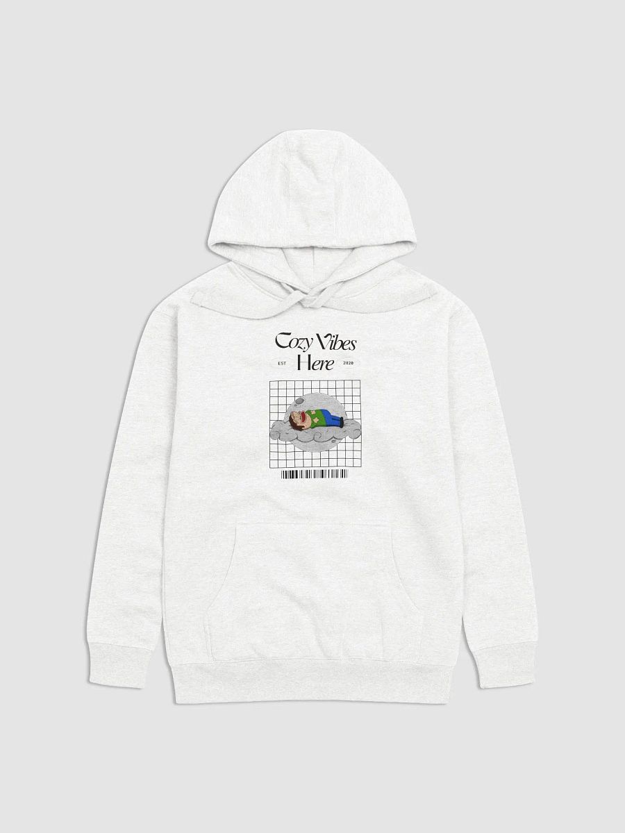 Cozy Vibes Here Hoodie (White Edition) product image (1)