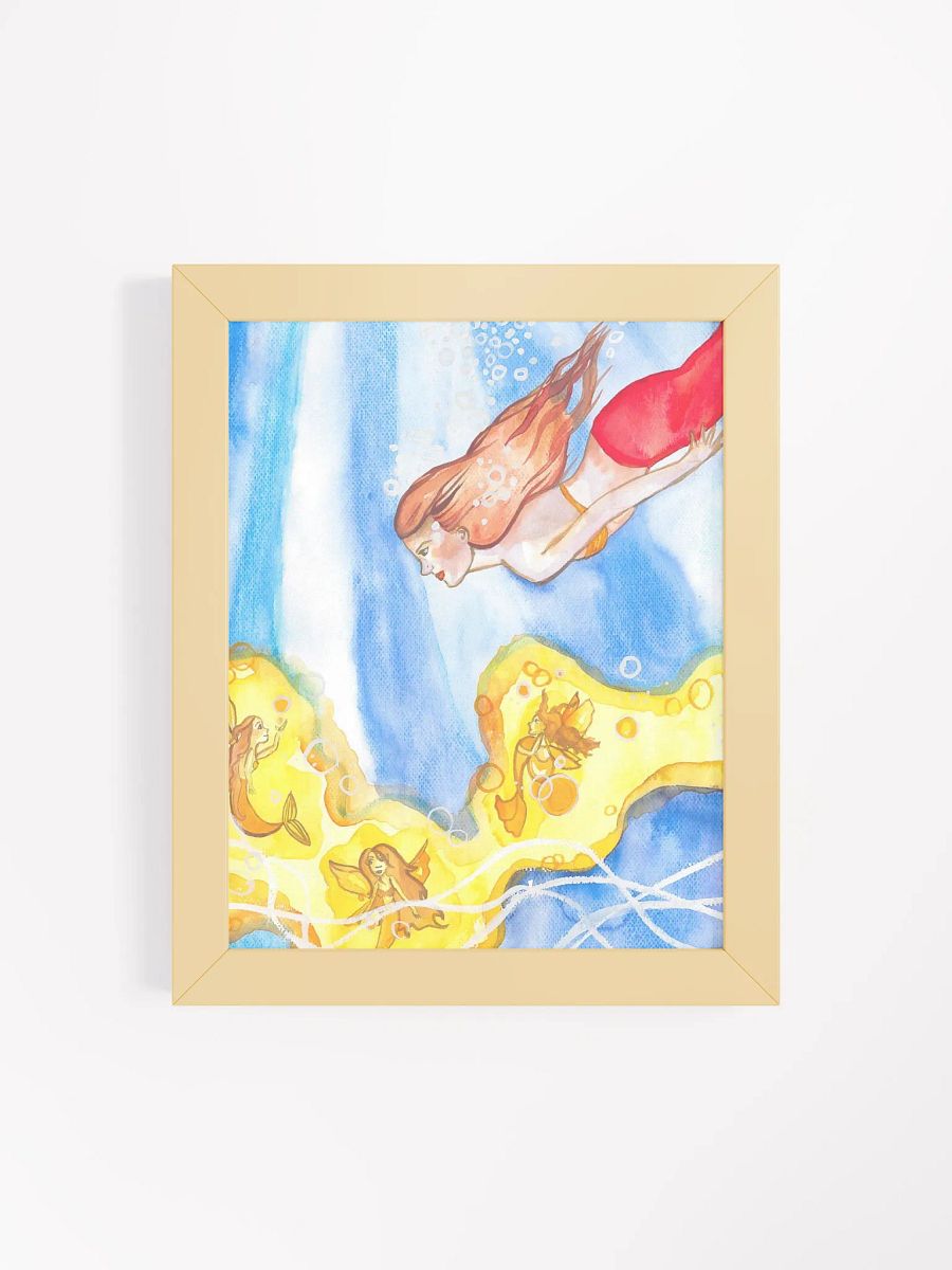 Mermaid Illumination Framed Print product image (19)