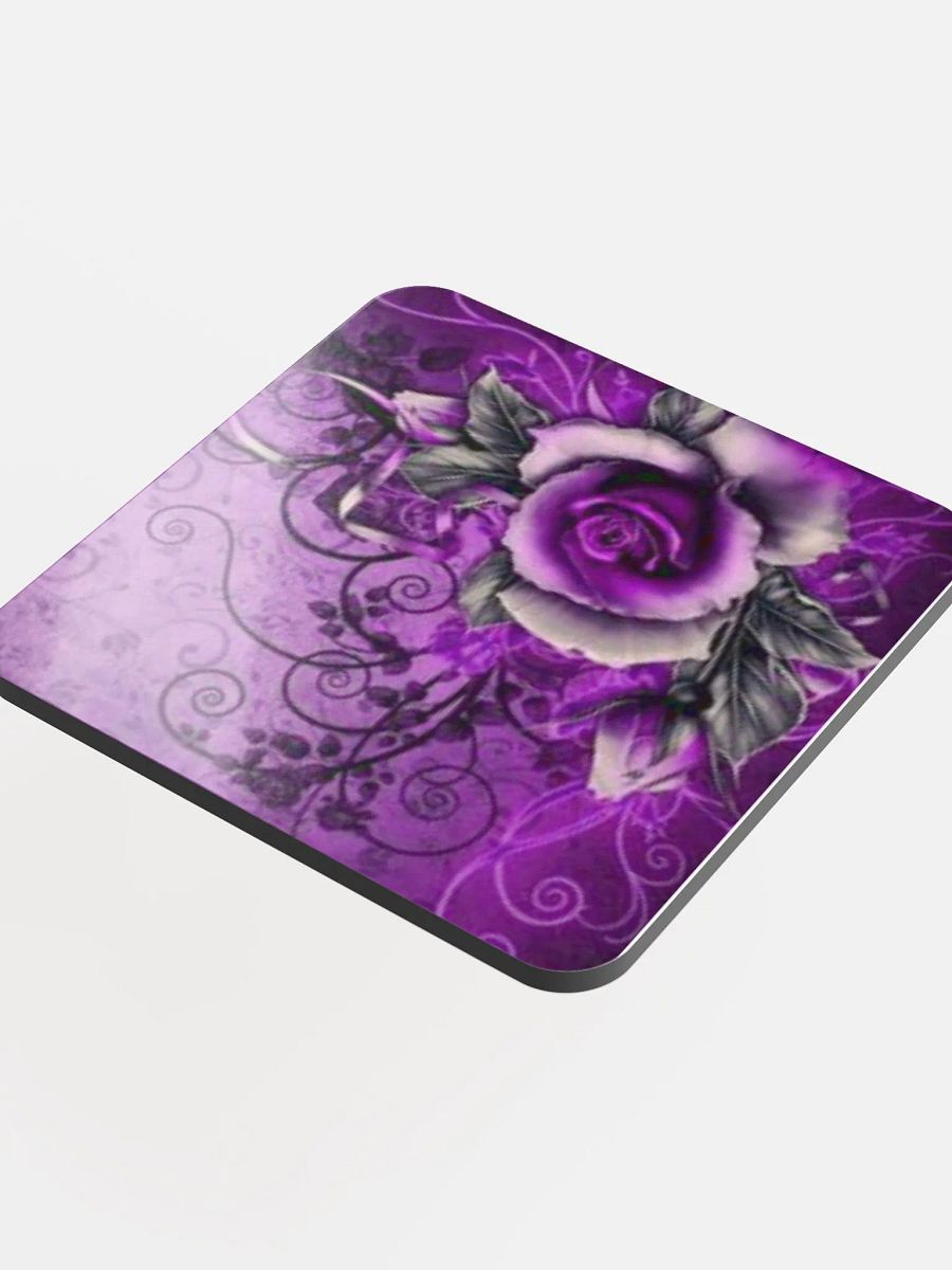 Purple rose coasters product image (4)