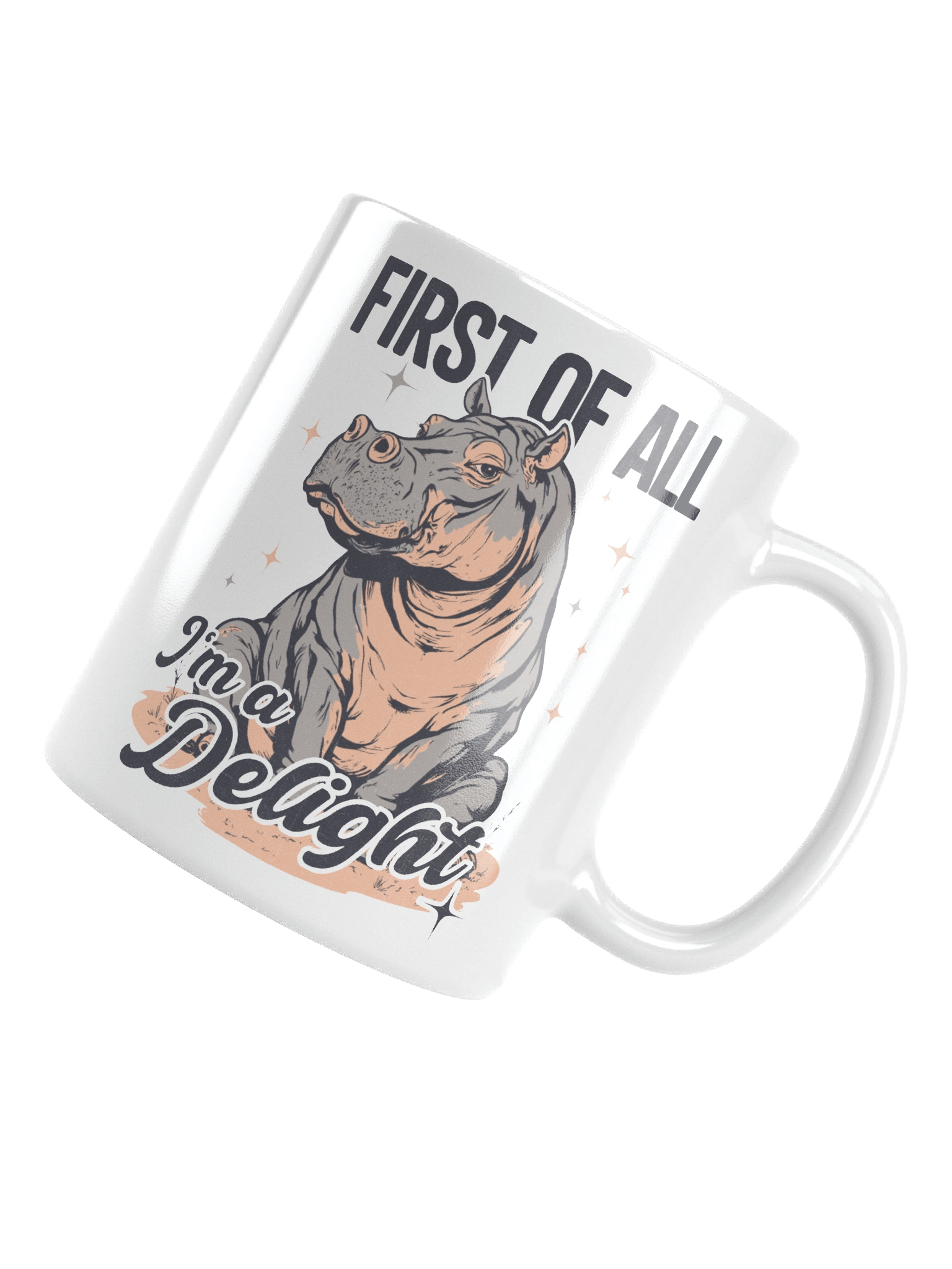 The "I'm a Delight" Hippo Mug product image (5)