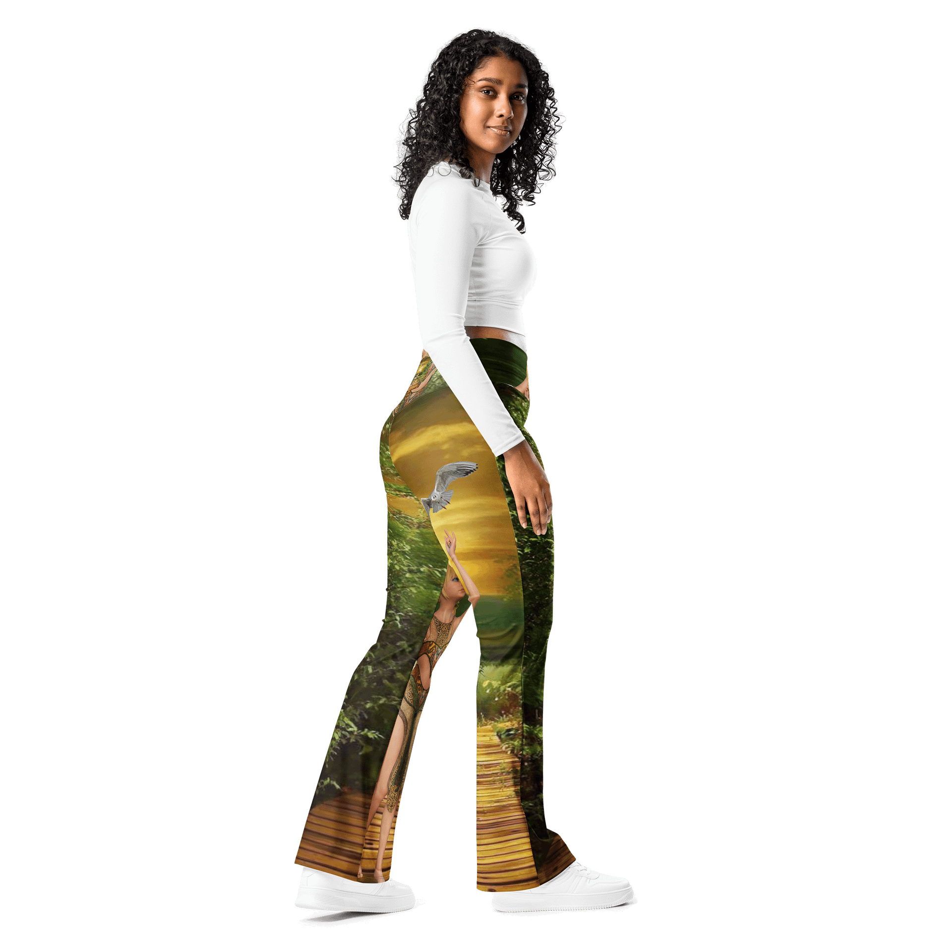 'Elven Stories - The Night of Your Return' Flare Leggings product image (9)