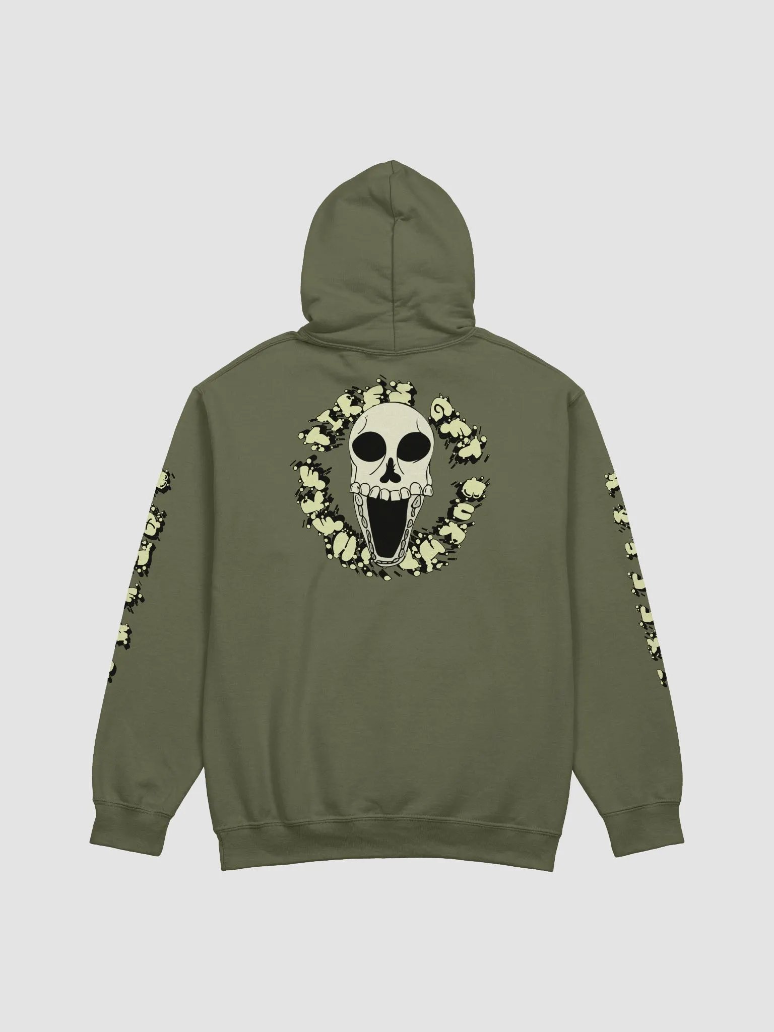 GRAFFITI! SKULLY BONES HOODIE product image (2)