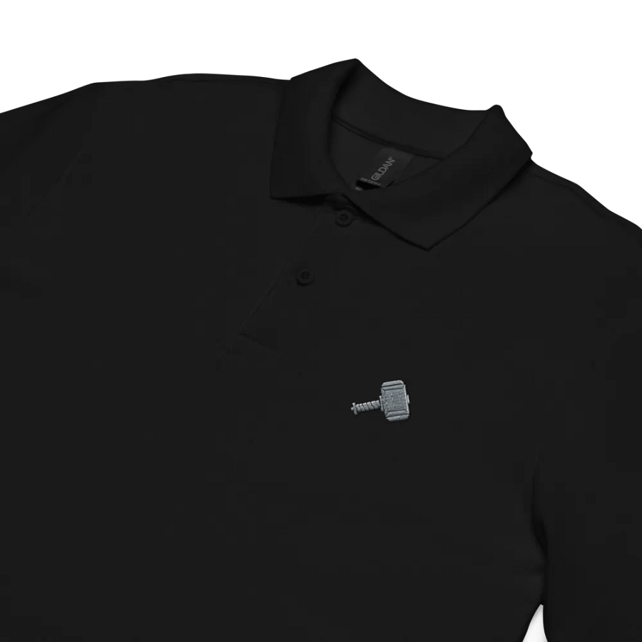 Geometric Hammer Icon Unisex Polo Shirt product image (2)
