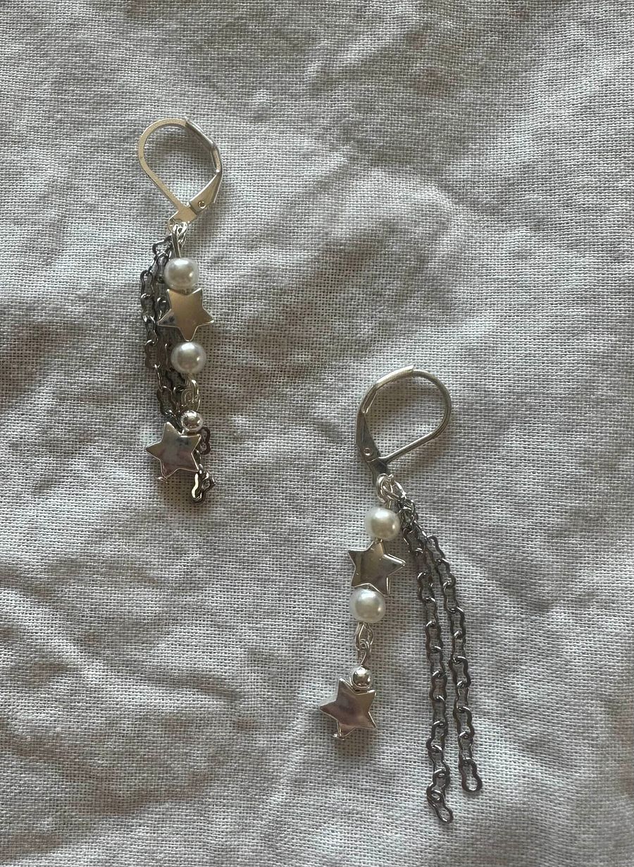 Handmade star earrings product image (1)