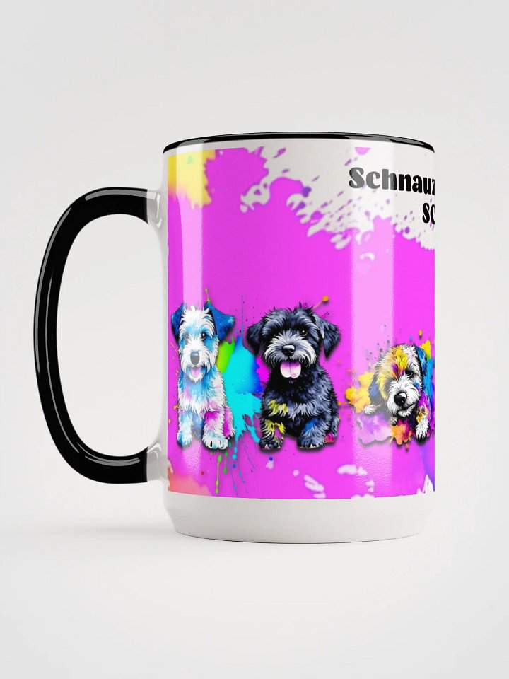 Rainbow Schnoodle Mug, 15 oz. product image (2)