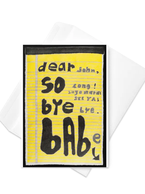 Dear John Greeting Card product image (2)