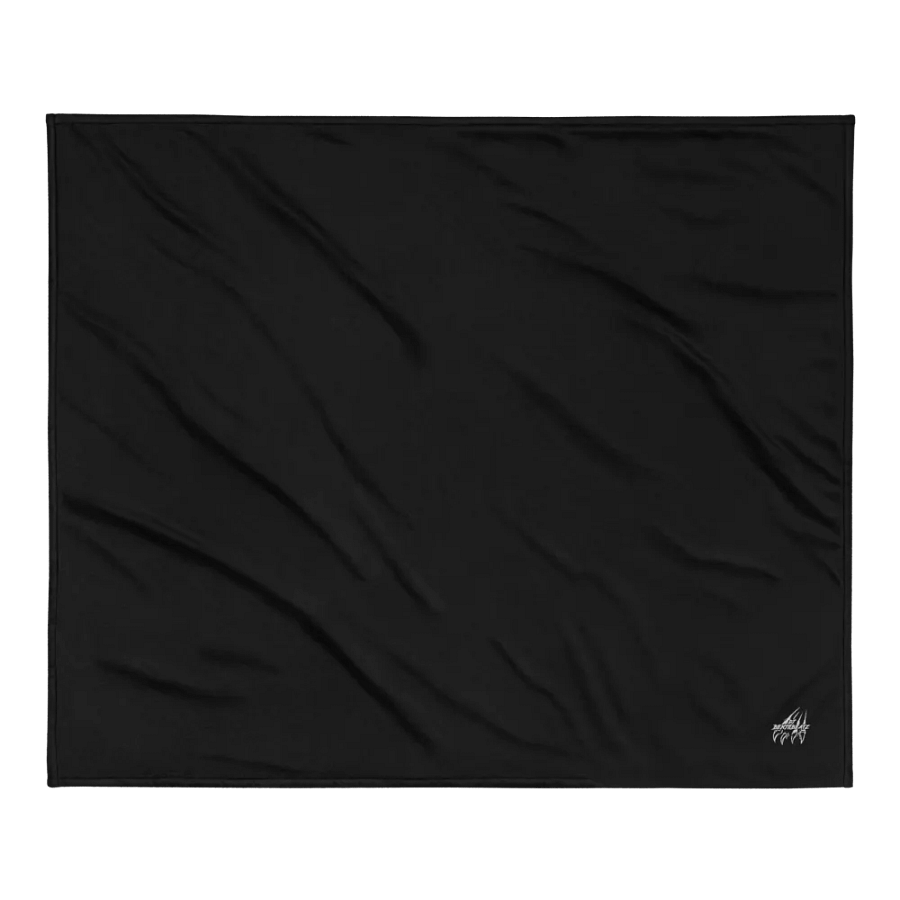 "DJ Benji Beatz Claws Logo" Port Authority Embroidered Premium Sherpa Blanket product image (2)