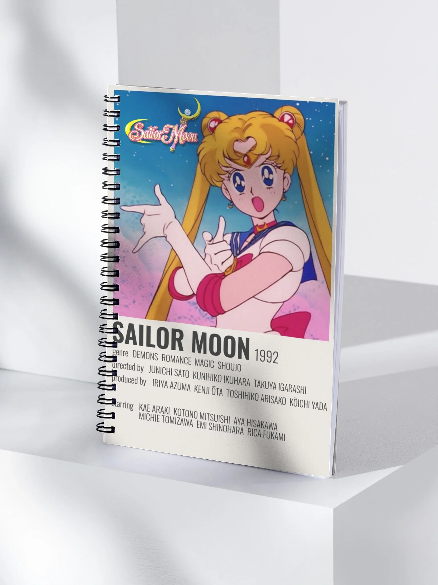 Lustrous Moon Spiral Notebook product image (4)