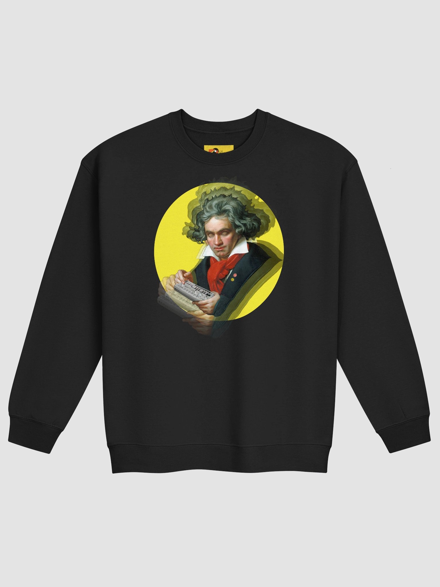 Roland van Beethoven by Frank Fonik (TB 303), Techno EDM Classic Crewneck Sweatshirt product image (13)