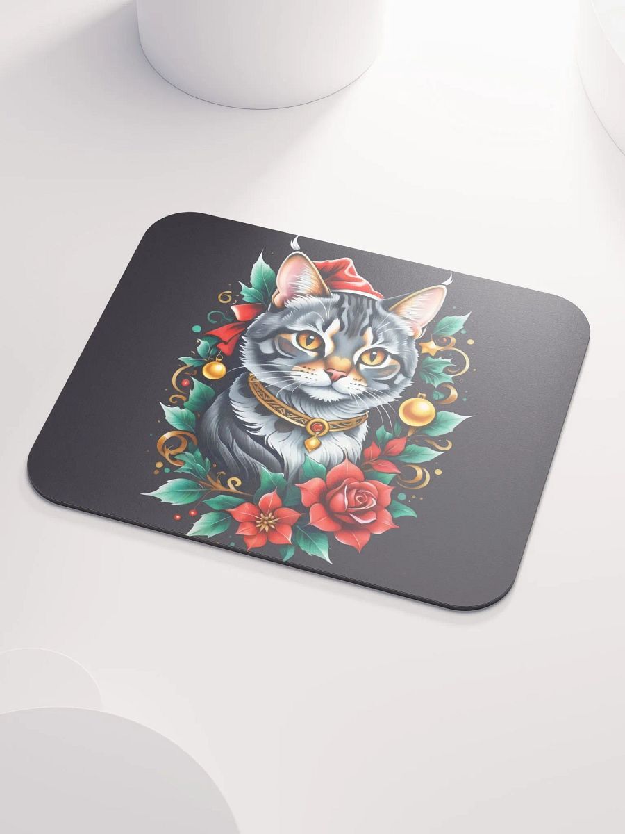 Christmas Kitty & Holiday Charm Mouse Pad product image (4)