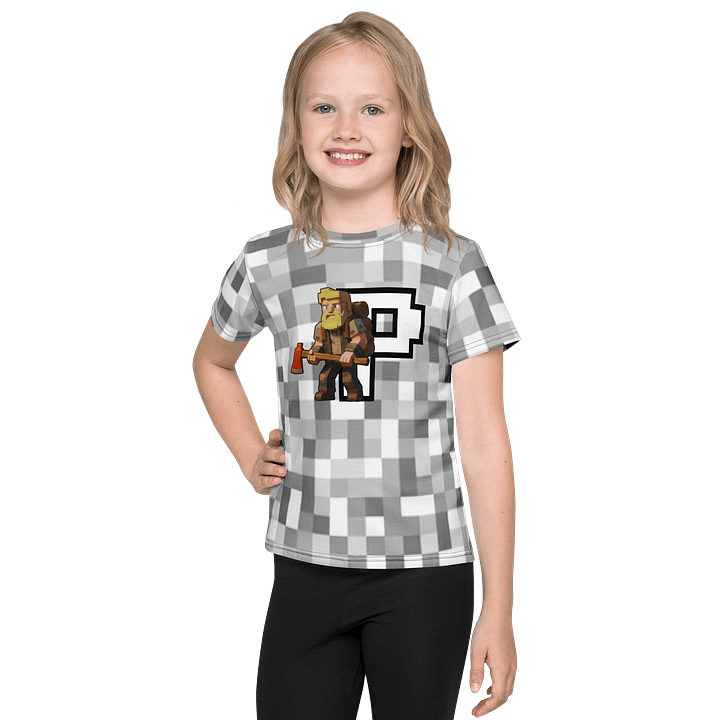 Patient PixelZ Kids T-Shirt (Pixel Ash) product image (1)