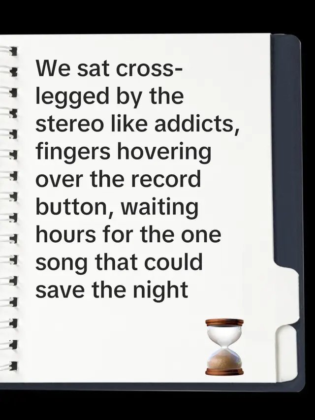We sat cross-legged by the stereo like addicts, fingers hovering over the record button, waiting hours for the one song that could save the night. Now you tap a screen and cry that the playlist isn’t vibey enough. We were raised on static, patience, and heartbreak. What song did you wait the longest to catch on the radio? #RKBDLife #ChaosArmy #ExistLoudly #BuiltDifferent #RadioGhosts 