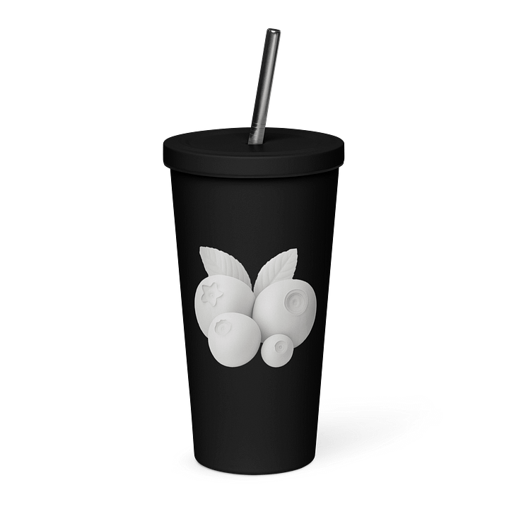 White Blueberries Stainless Steel Insulated 20 oz Tumbler product image (1)