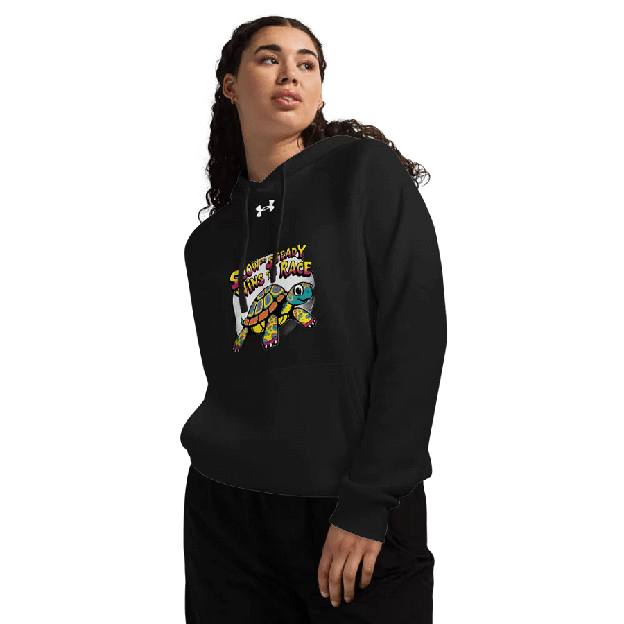 Vibrant Turtle Motivation Hoodie product image (8)