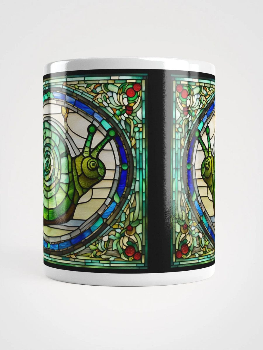 #001 Wise Old Oscar Snail Glass Mug product image (10)