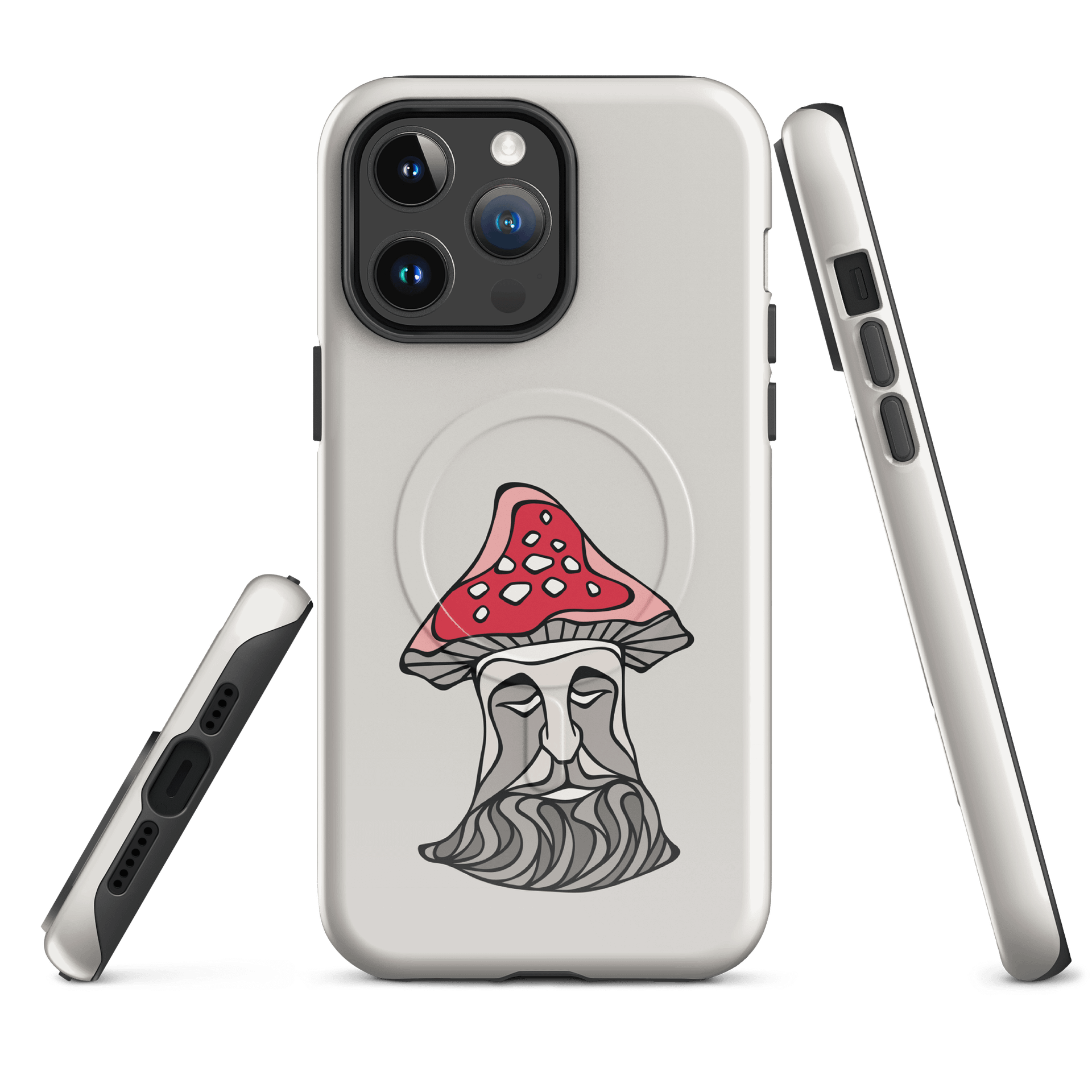 Mushroom Gnome MagSafe® Tough iPhone Case product image (1)