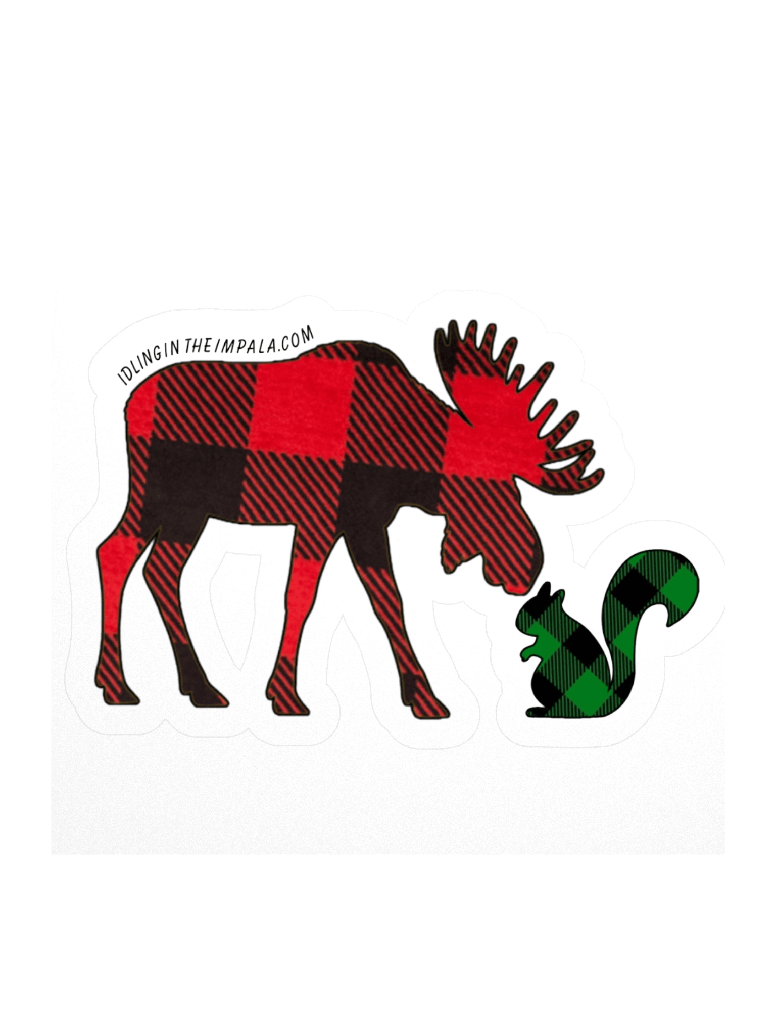 Moose and Squirrel Sticker product image (3)