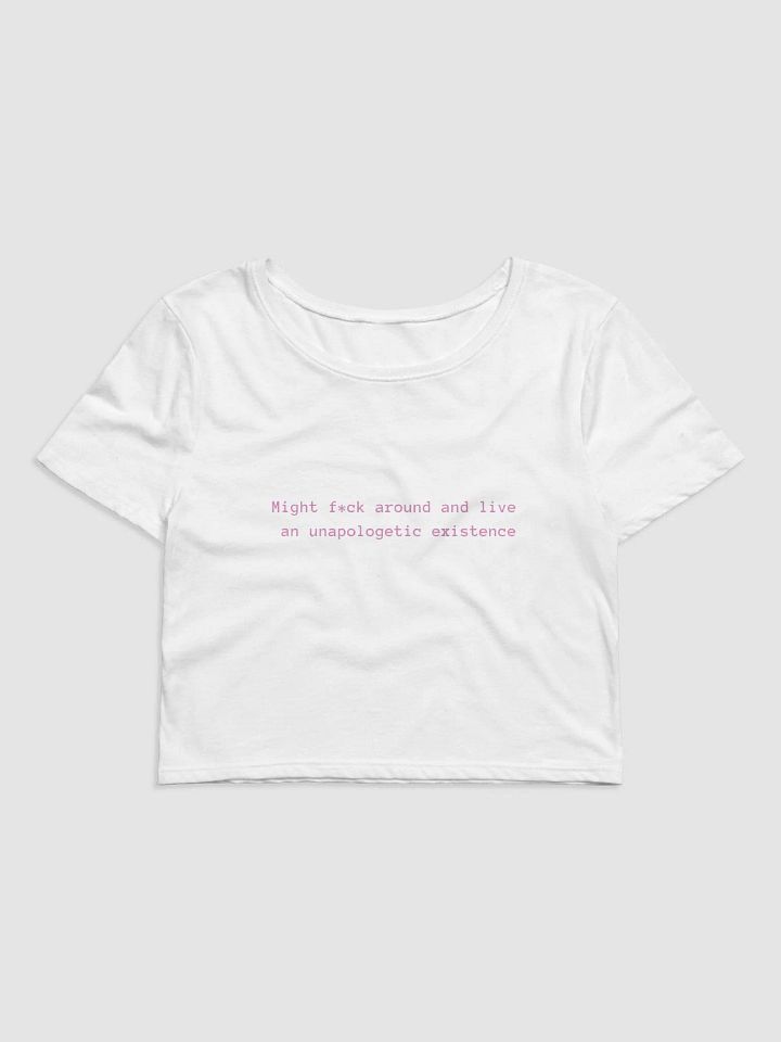 Might F Around Crop Top product image (1)