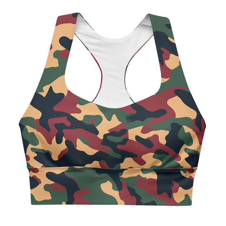 Autumn Camo Print Sports Bra product image (1)