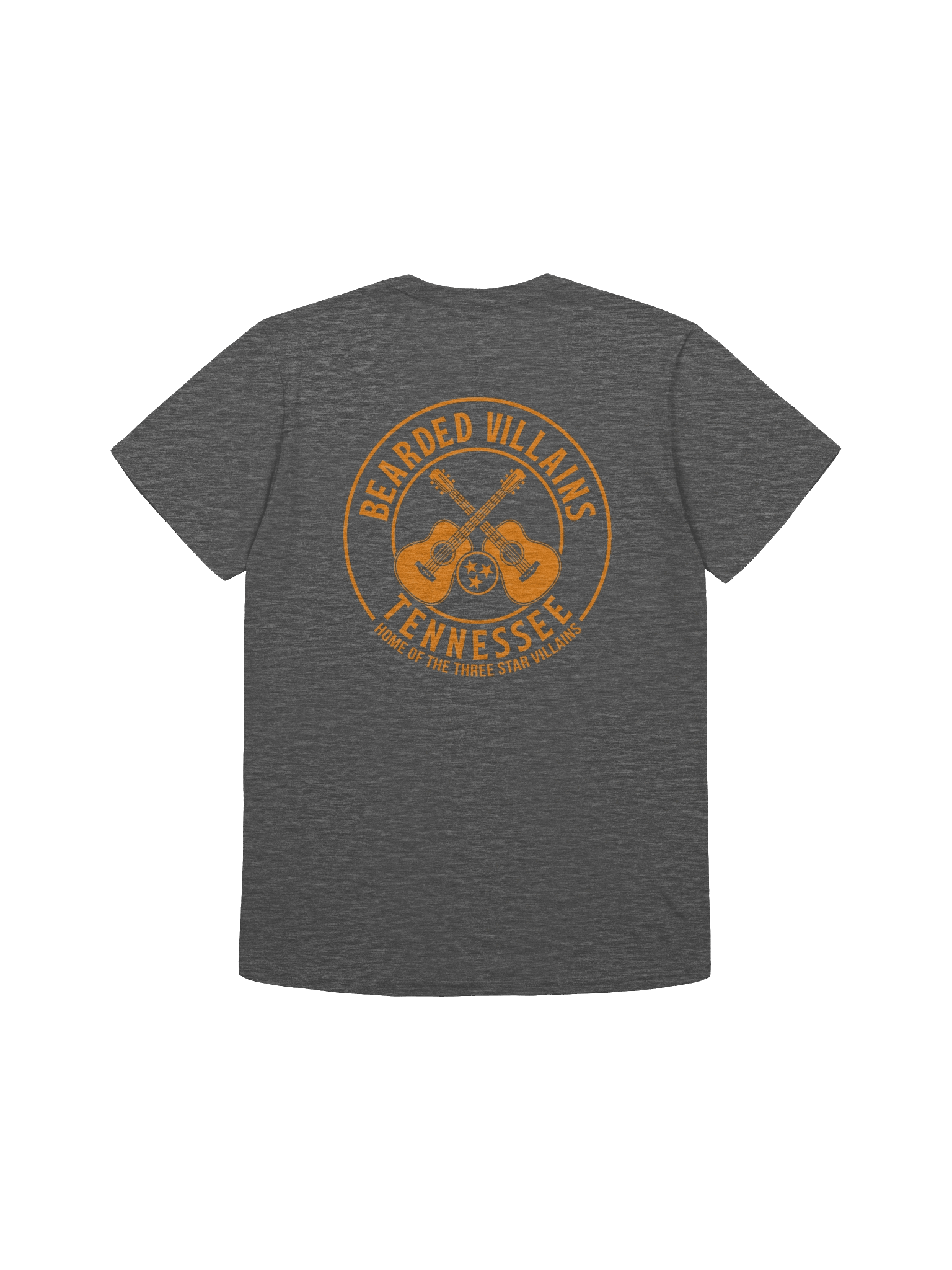 TSV Bearded Villains Tennessee T-Shirt | Bold Vols Guitar Design | Brotherhood & Southern Pride Tee product image (2)