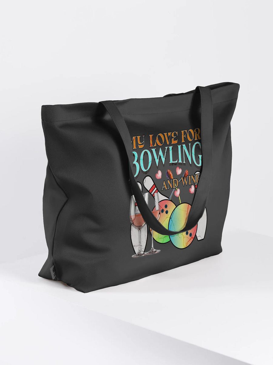 My Love For Bowling And Wine Eco Tote product image (1)