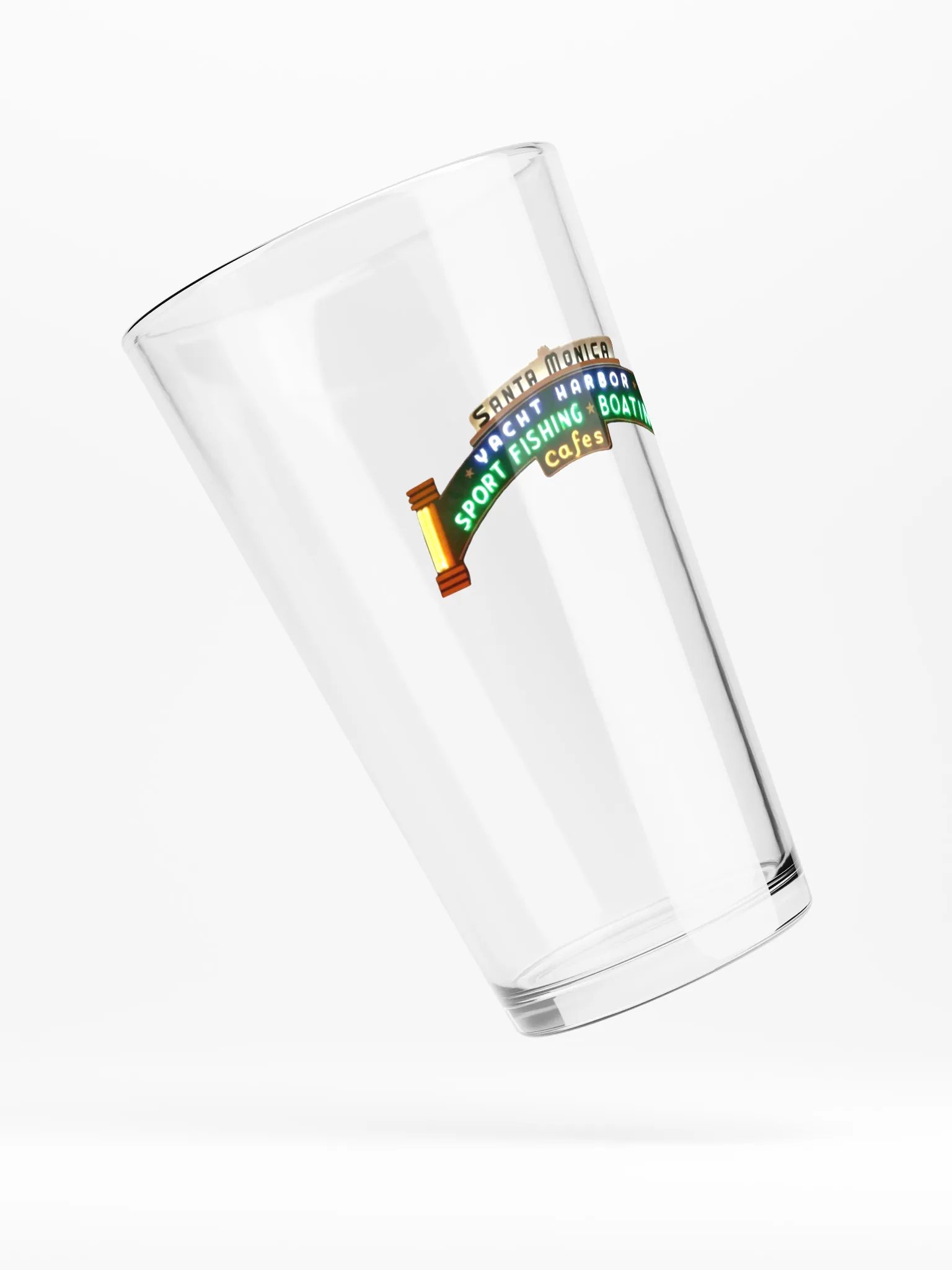 Santa Monica Pint Glass product image (4)