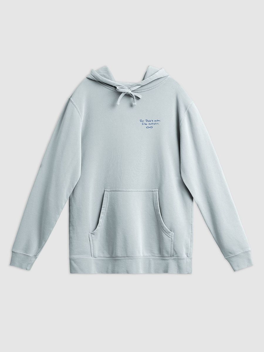 FFS, I'm autistic. (sm. teal design) printed pigment hoodie product image (15)