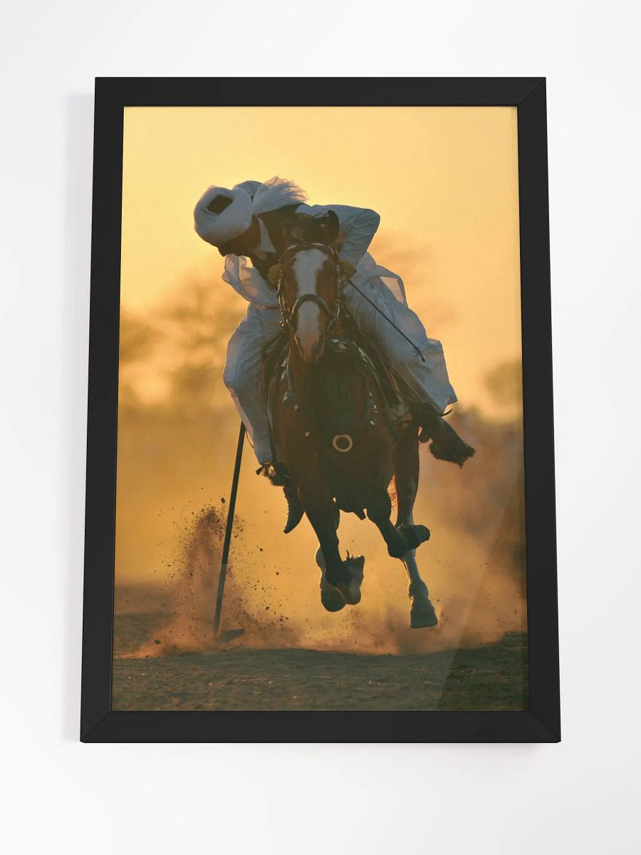 Golden Hour Gallop Framed Poster product image (4)