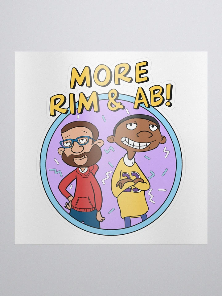 More Rim and AB! Circle Sticker product image (1)