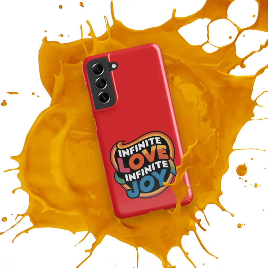 Infinite Love Infinite Joy Snap Case for Samsung (Red) product image (9)