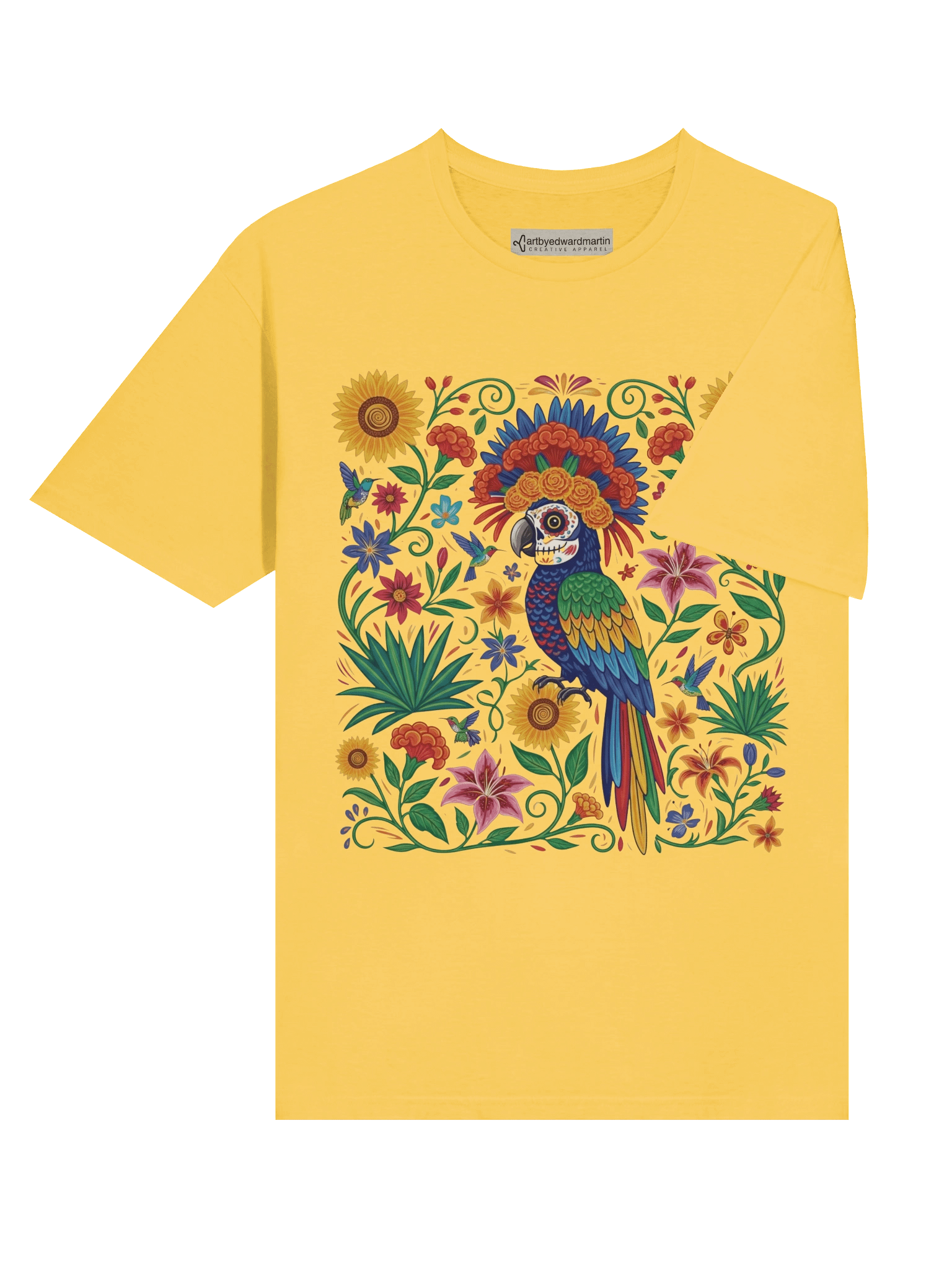 Parrot Dia de Muertos Unisex T-Shirt product image (175)