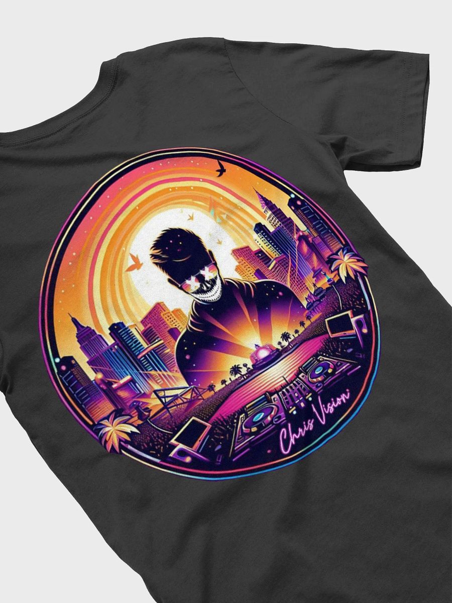 Neon City DJ Sunset T-Shirt product image (40)