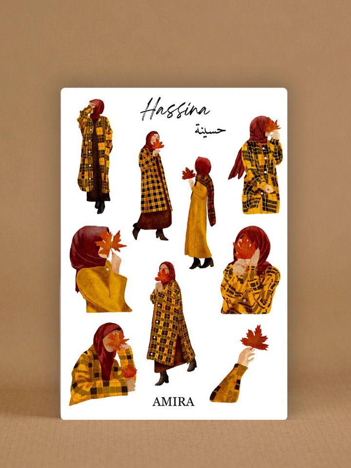 Hassina Sticker Sheet product image (1)
