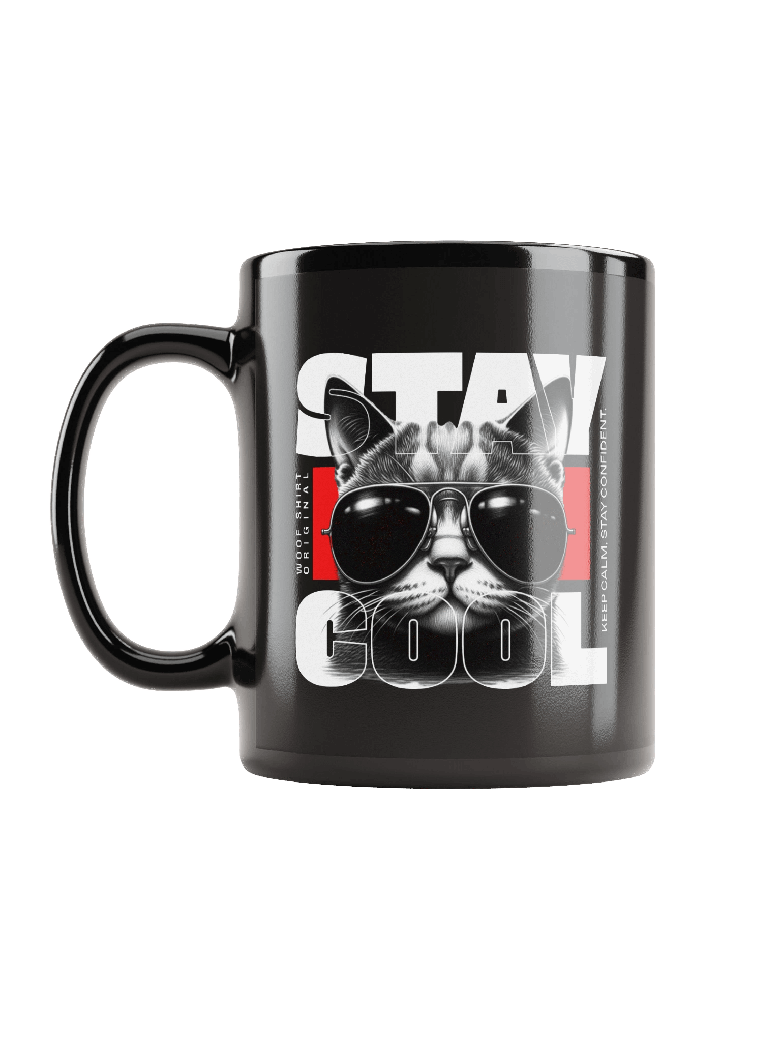 Stay Cool | Black Glossy Mug product image (6)