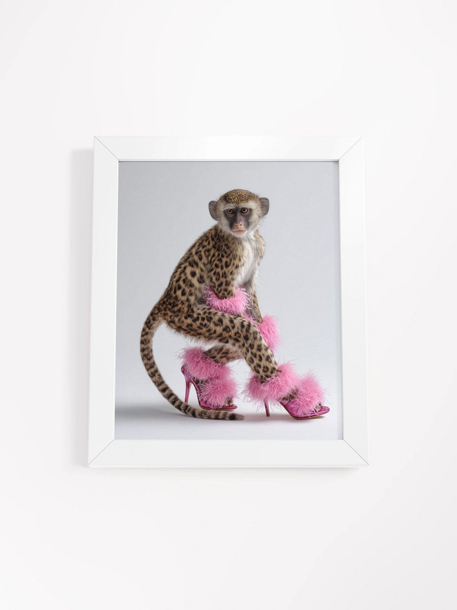 Glam Monkey - Framed High-Quality Matte Poster product image (7)